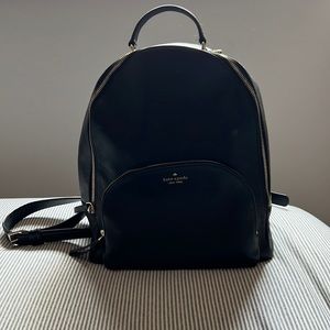 Black Leather Kate Spade Backpack
